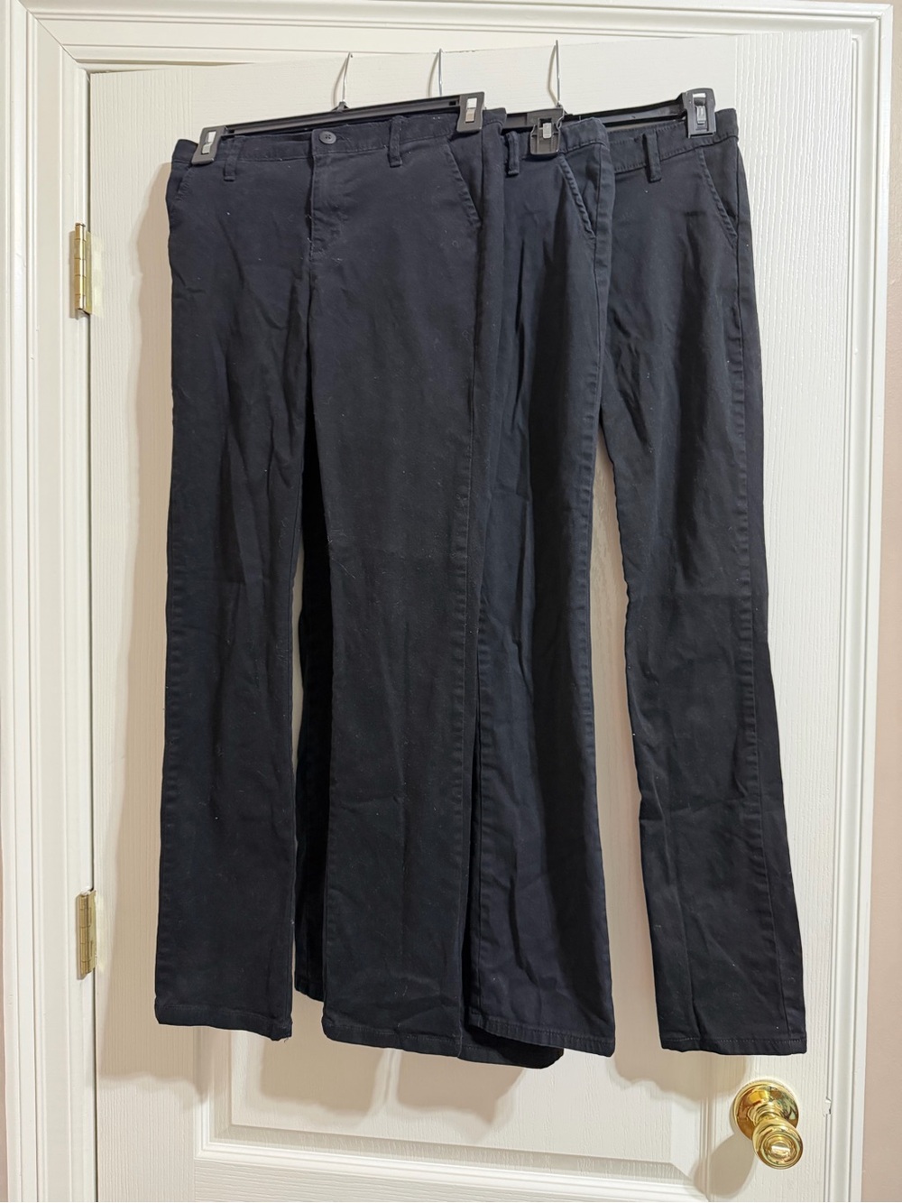 Girls Children’s Place Black Chino Pants Trio - Classic Straight & Slim